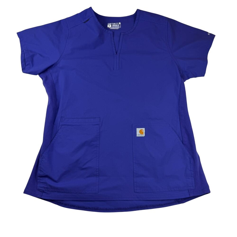 Carhartt Modern Fit Scrub Top Medium Purple